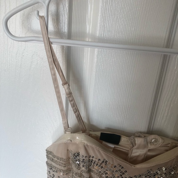H&M Beaded/Sequins Mini Dress STRAPS INCLUDED - Picture 4 of 8